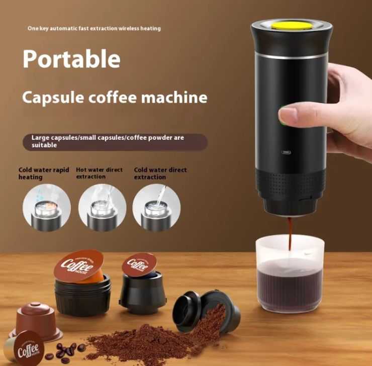 ZAPTEC Portable Capsule Coffee Maker
